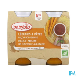 BABYBIO MENU LEG/PATE BOLO 2X200G