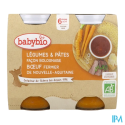 BABYBIO MENU LEG/PATE BOLO 2X200G
