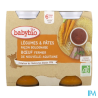 BABYBIO MENU LEG/PATE BOLO 2X200G
