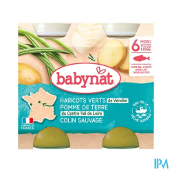 BABYNAT MENU LEGU/COLIN SAUV2X200G