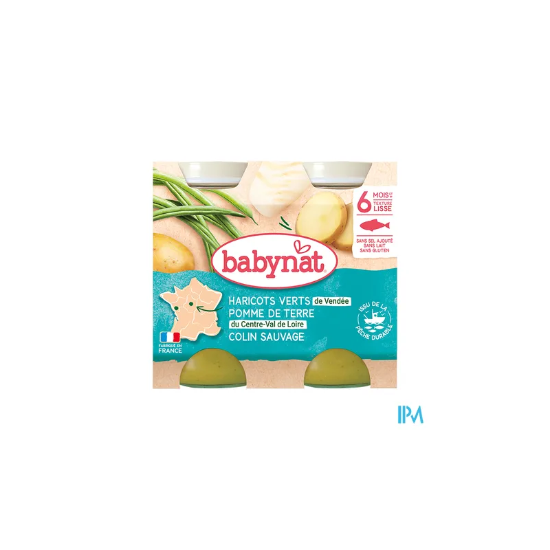 BABYNAT MENU LEGU/COLIN SAUV2X200G