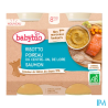 BABYBIO RISOTTO/POIREAU/SAUM2X200G