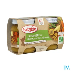 BABYBIO JARDINIERE LEGUMES 2X130G