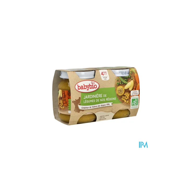 BABYBIO JARDINIERE LEGUMES 2X130G