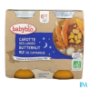 BABYBIO B/NUI CAROT/BUTT/RIZ2X200G