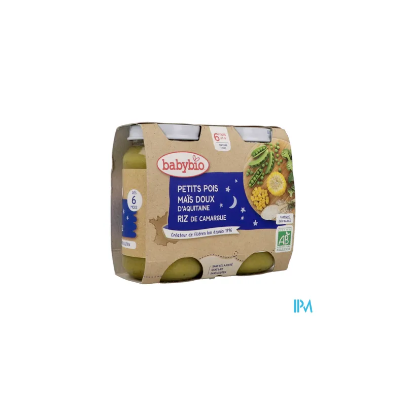 BABYBIO BON/NUIT PETIT POI2X200G