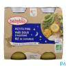 BABYBIO BON/NUIT PETIT POI2X200G
