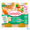 BABYBIO MENU BOULGH/ABRICOT 2X200G