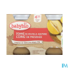 BABYBIO POMME COING 2X130G