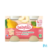 BABYBIO POMME COING 2X130G