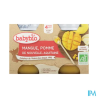 BABYBIO POMME/MANGUE 2X130G