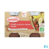 BABYBIO POMME/FRAISE 2X130G