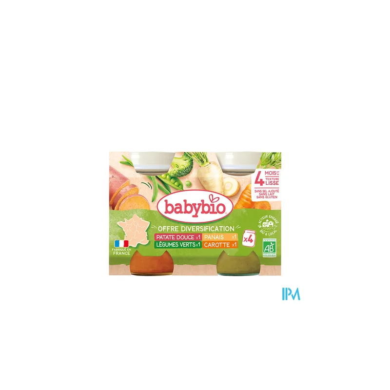 BABYBIO MES 1ERS LEGUMES 4X130G