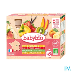 BABYBIO GOURD M/PARFUM FRUIT2 8X90