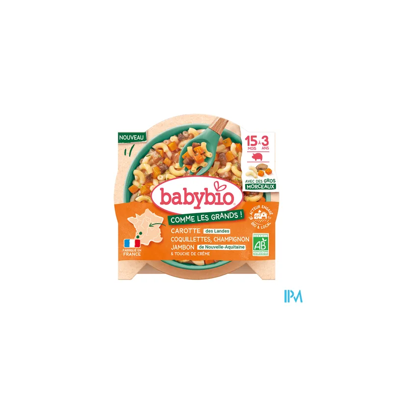 BABYBIO ASS CAROT/COQ/CHAMP/JAMB