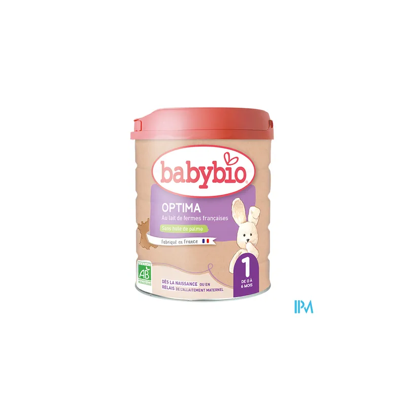 BABYBIO 1AG OPTIMA LAIT BIO800G