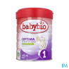 BABYBIO 1AG OPTIMA LAIT BIO800G