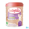 BABYBIO 1AG OPTIMA LAIT BIO800G