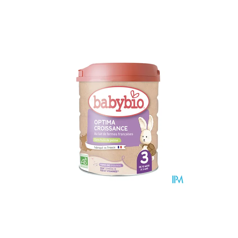 BABYBIO 3AG OPTIMA LAIT BIO800G