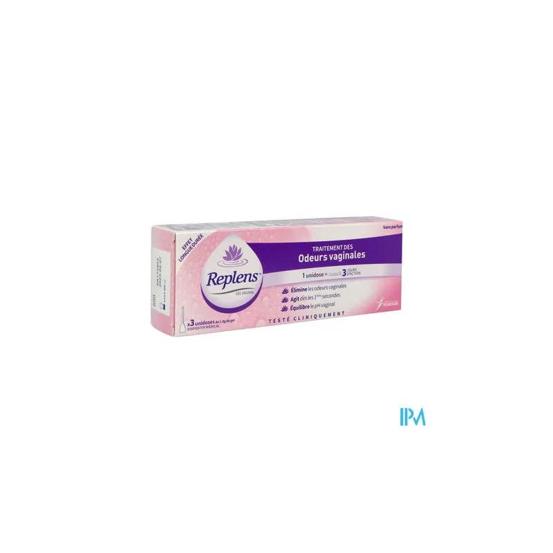 REPLENS ODEUR VAGINALE UNIDOSE X3
