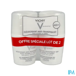 VICHY DEOD P/SENS BILLE 50MLX2