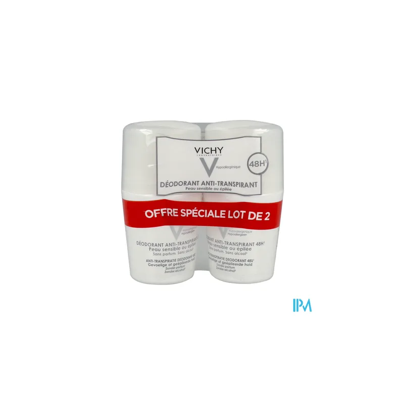 VICHY DEOD P/SENS BILLE 50MLX2