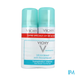 VICHY DEOD A/TRANSP AERO 125ML X2