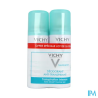VICHY DEOD A/TRANSP AERO 125ML X2