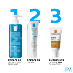 EFFACLAR GEL MOUSSANT 200ML