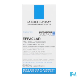 EFFACLAR PAIN DERMATOLOGIQUE 65G