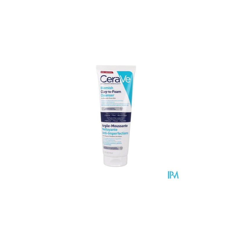 CERAVE MOUSS ARGILE A/IMPERF 118ML