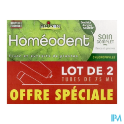 HOMEODENT DENT SOIN CPLE/CHLO75 X2
