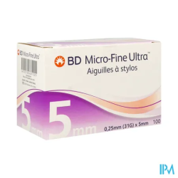 BD MICRO-FINE ULTRA 5MM 100