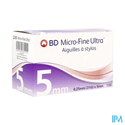 BD MICRO-FINE ULTRA 5MM 100