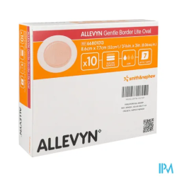 ALLEVYN GENT/BORD LIT OVAL SMAL10
