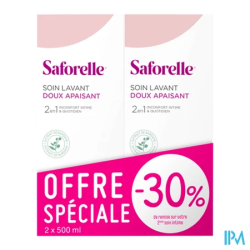 SAFORELLE SOIN LAV DOUX 500X2+100