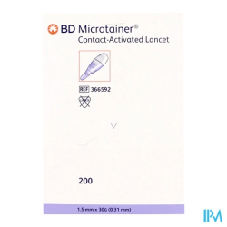 BD MICROTAINER CONTACT LANCET
