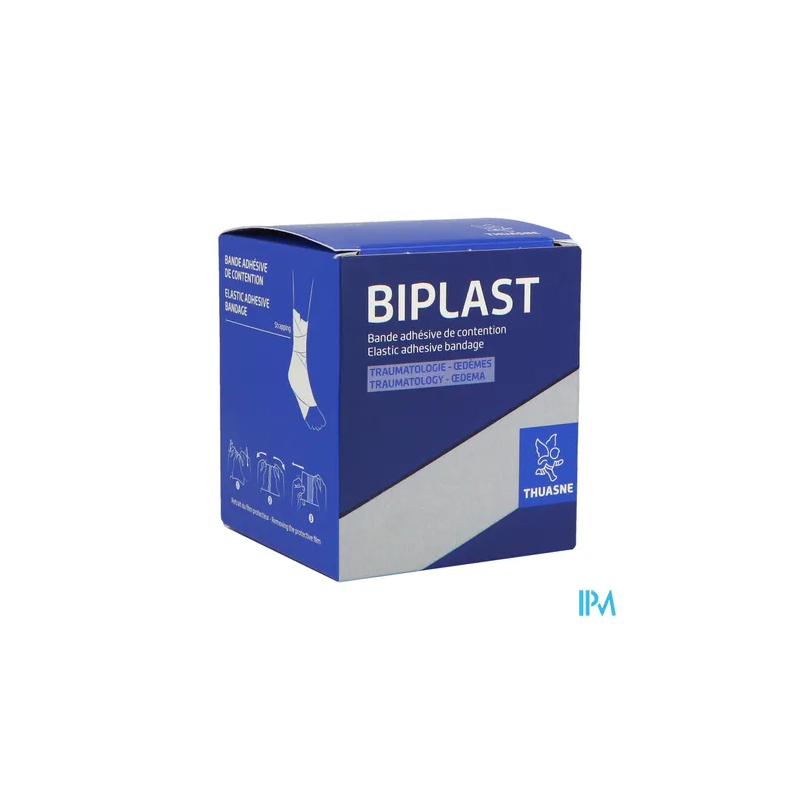 BDE BIPLAST ADH 8CMX2M50 BLANC.