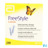 FREESTYLE PAPILLON LANCET 200