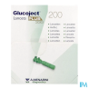 GLUCOJECT LANCETS PLUS 33G BT 200
