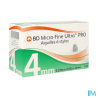 BD MICRO-FINE ULTRA PRO 4MM 100