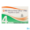 BD MICRO-FINE ULTRA PRO 4MM 100