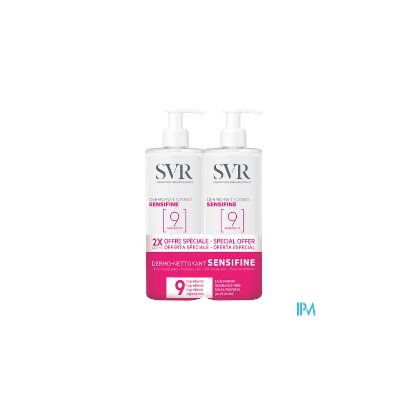 SVR SENSIFINE DERMO NETT 400ML X2