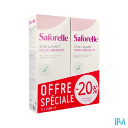 SAFORELLE SOIN LAV DOUX 250ML X2