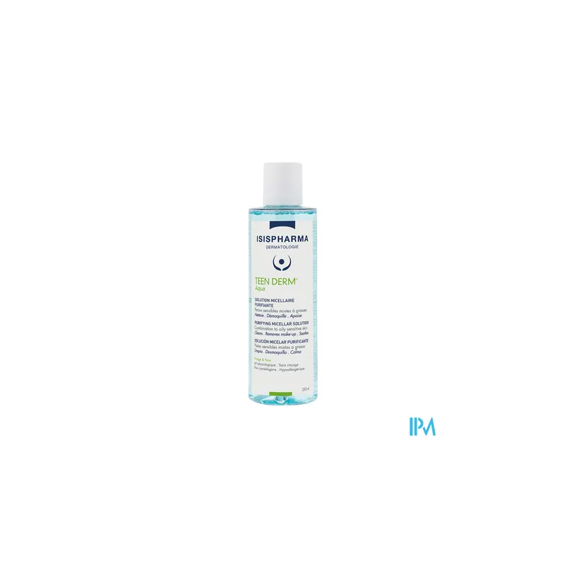TEEN DERM AQUA SOL MICEL PURI250ML