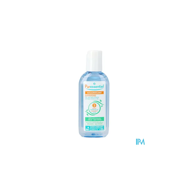 PURESSENTIEL GEL HYDR/ALC 80ML