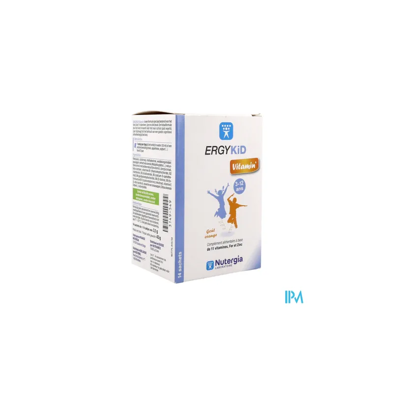 ERGYKID VITAMIN 3-12ANS SACH 14