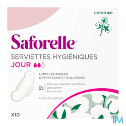 Saforelle coton prot serv jour 10 - La Grande Pharmacie