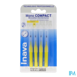 Inava brossette mono comp jaune 4 - La Grande Pharmacie