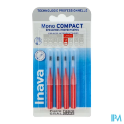 Inava brossette mono comp rouge 4 - La Grande Pharmacie